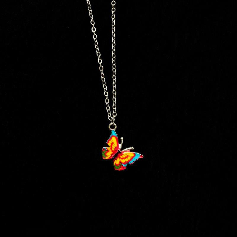 Dây chuyền mặt họa tiết bướm thời trang Hàn Quốc dễ thương