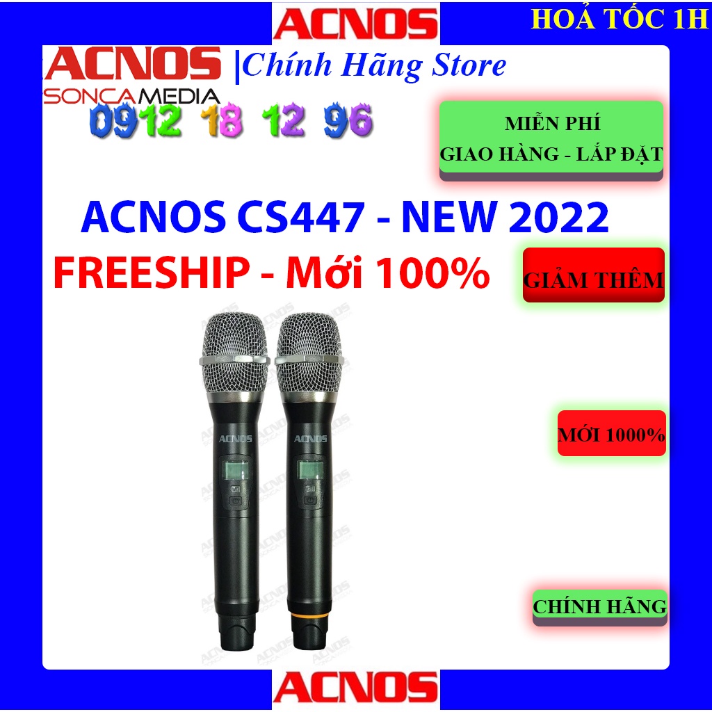 Dàn Âm Thanh Di Động ACNOS CS447 - Hàng chính hãng