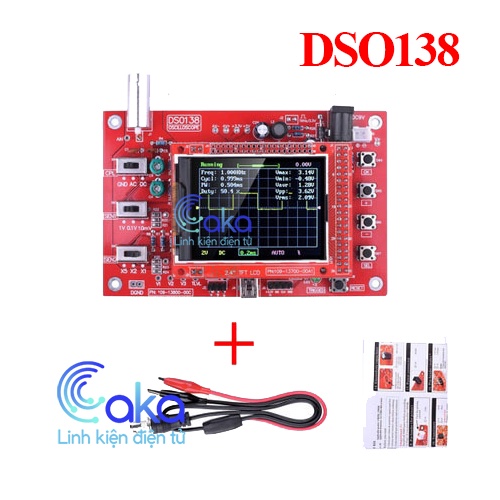 Máy hiện sóng Mini Digital Oscilloscope DSO138 Kèm vỏ hộp mica