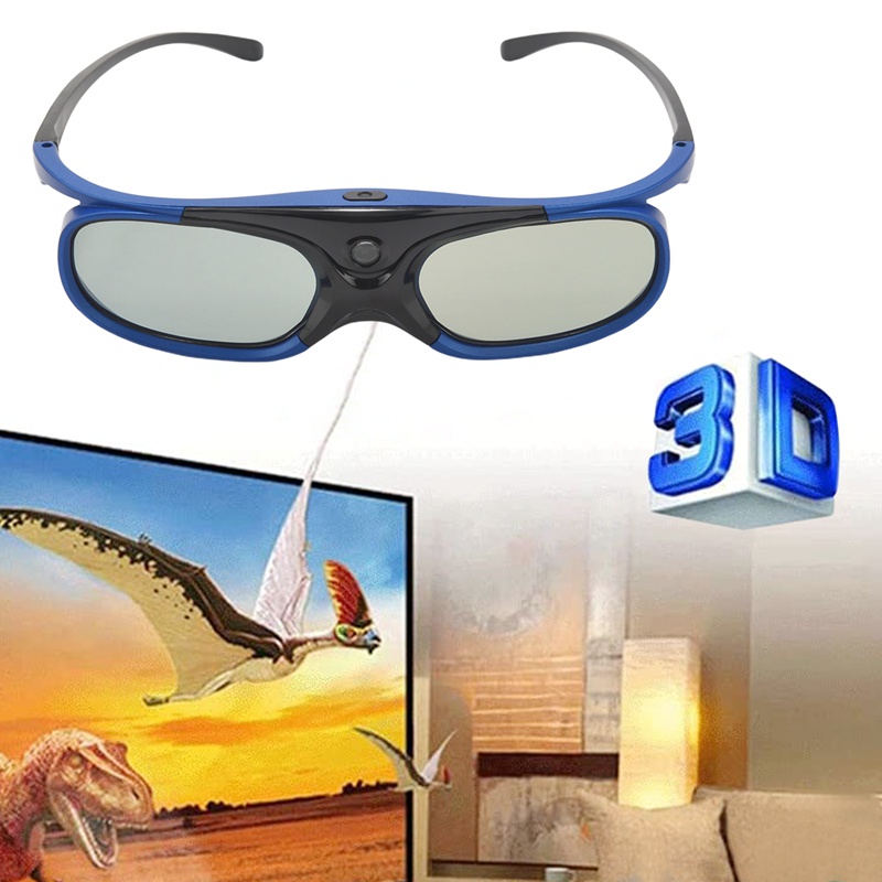 Set 2 Kính 3D Có Thể Sạc Lại Bằng Cổng USB Cho Máy Chiếu BenQ W1070 W700