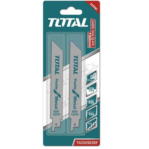 Bộ Lưỡi Cưa Kiếm ( Cưa Kim Loại ) Total - TAC52922EF