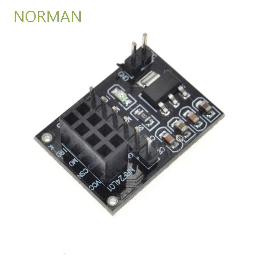 NORMAN Durable Module 3.3V Plate Board Adapter Wireless for 8Pin 2Pcs Electronic NRF24L01 Socket Transceive​/Multicolor