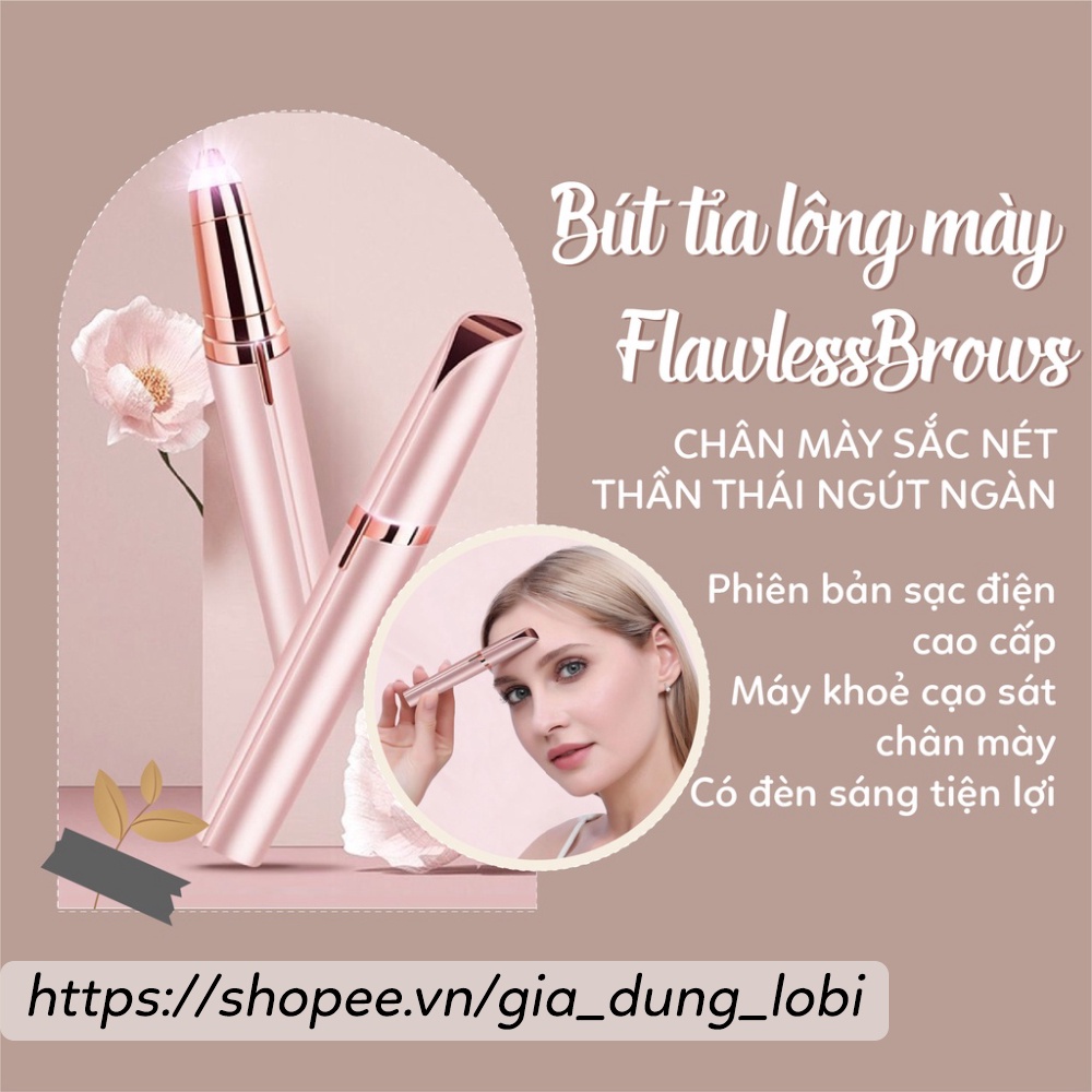 Máy cạo tẩy lông Finishing Touch Flawless Máy cạo lông mini hình son môi sạc điện