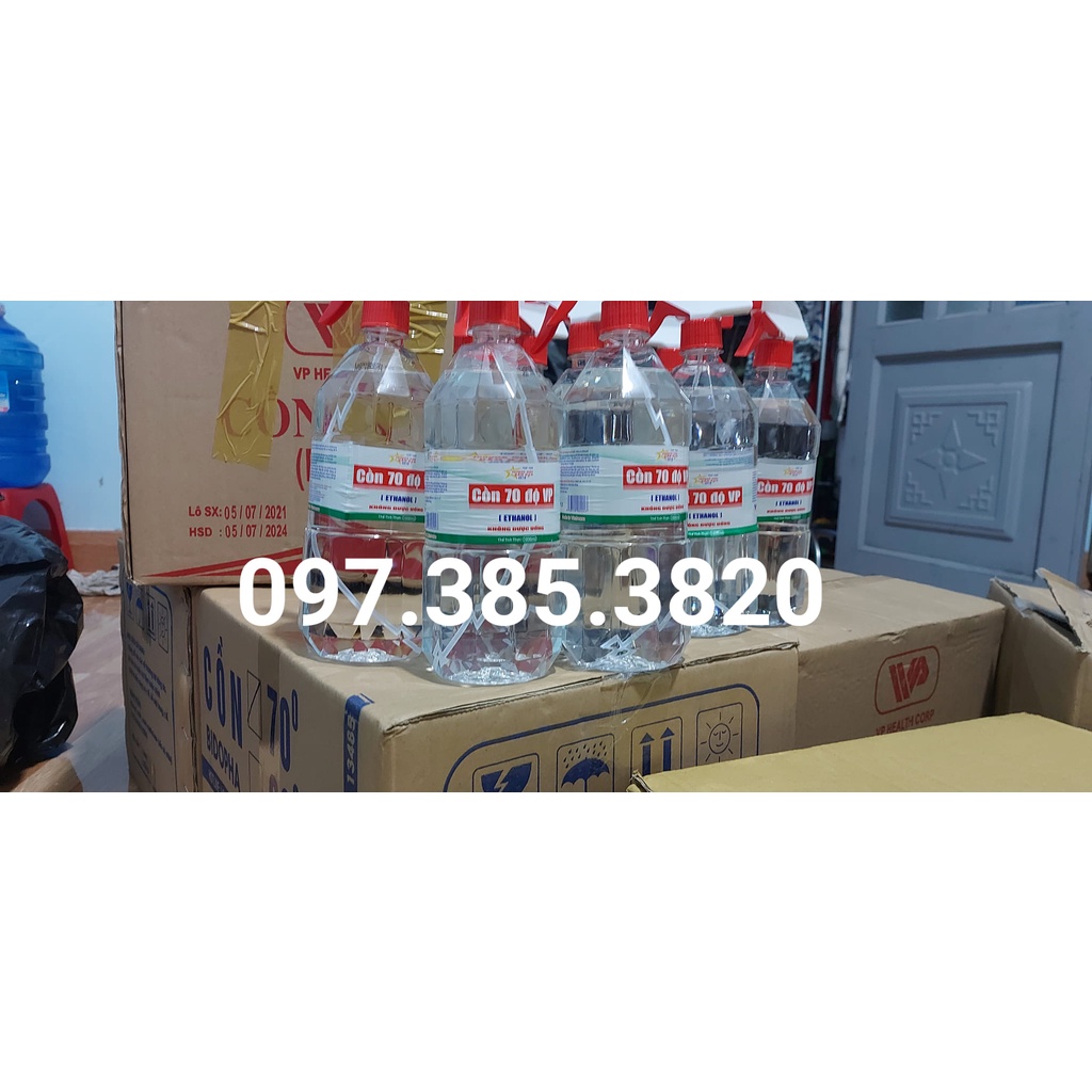 Cồn Sát Khuẩn Vĩnh Phúc 70 độ ( 500ml-1000ml ) INBOX cho shop nhé , NPP GBION