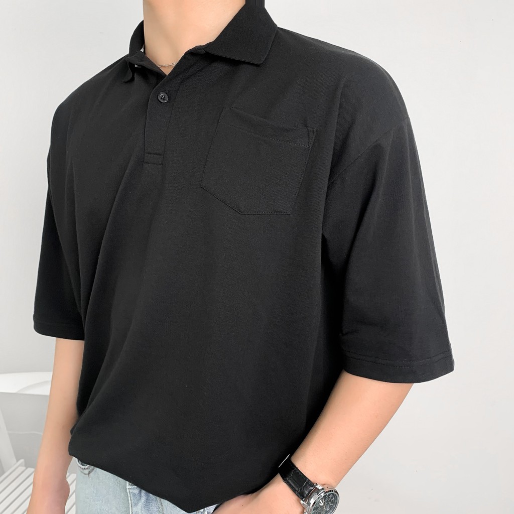 Áo polo nam nữ Polo túi ngực City Cycle - Áo thun nam có cổ Unisex form rộng Local Brand