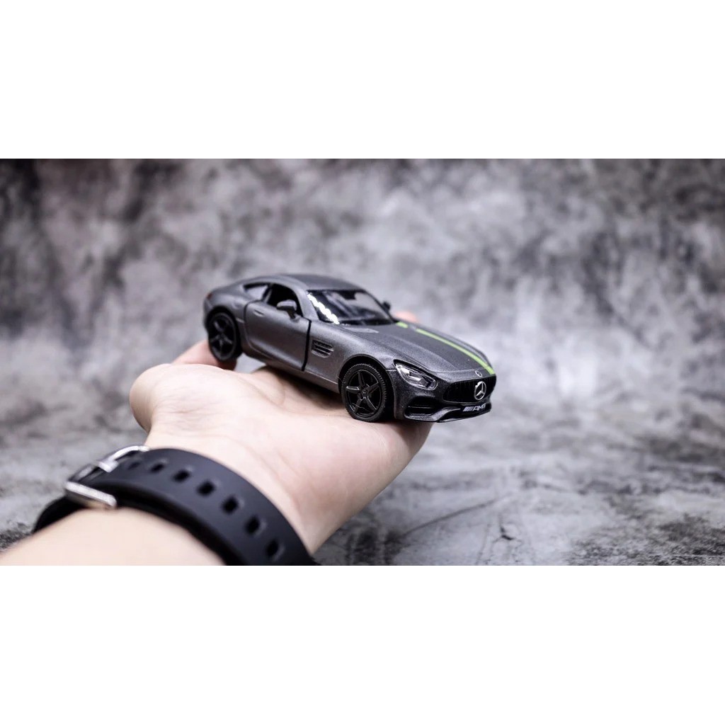 MÔ HÌNH XE MERCEDES BENZS AMG GTS GREY 1:36 ALLOY 7106