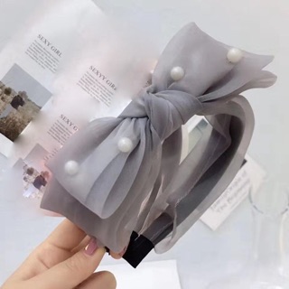 Bờm nơ voan đính ngọc