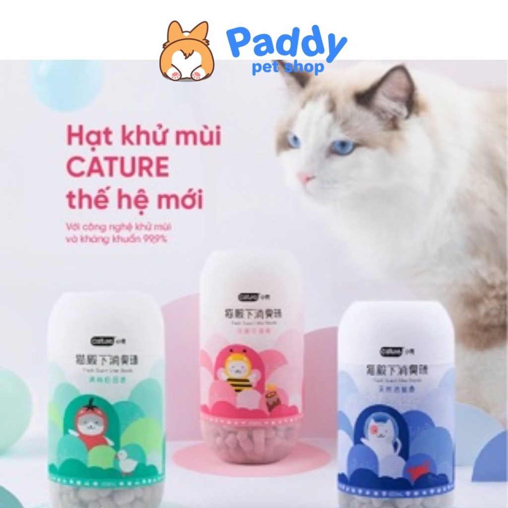 [Mã PET50K giảm Giảm 10% - Tối đa 50K đơn từ 250K] Viên Khử Mùi Hôi Cát Mèo Cature (Lon 450ml)