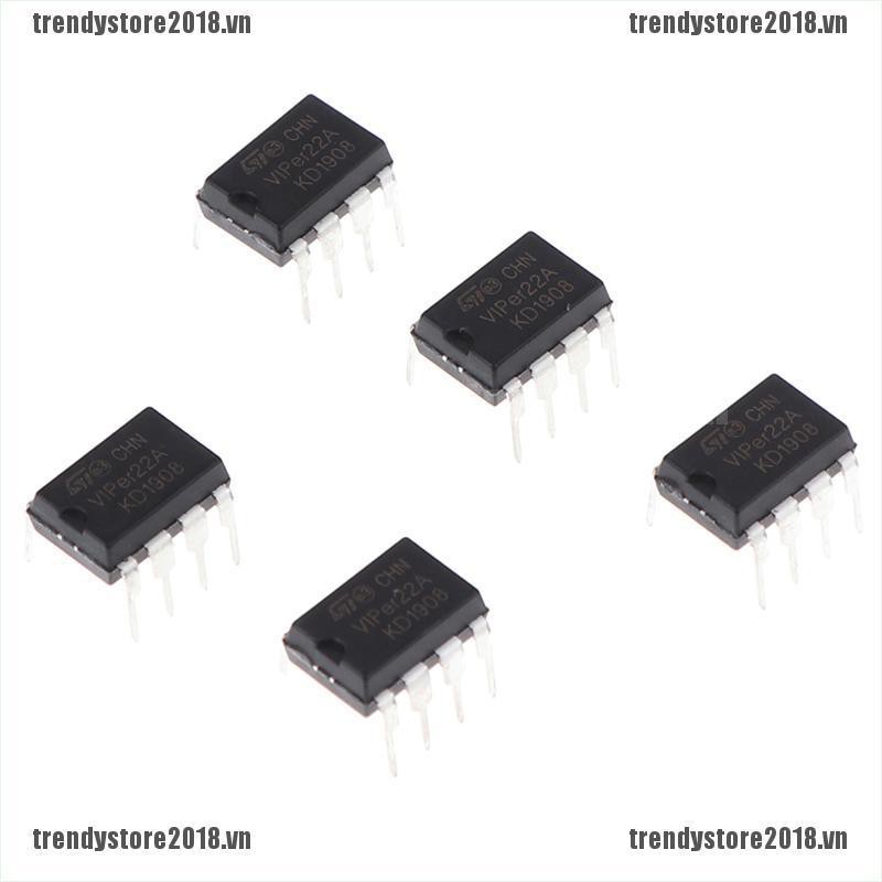 5 chip Quản Lý Nguồn VIPer22A DIP-8 Hợp Thời Trang