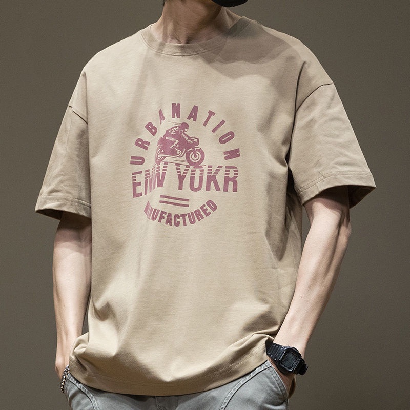 Jerseynike Áo Thun Cotton Tay Ngắn Dáng Rộng Thời Trang Mùa Hè Mới Có Size Lớn Cho Nam