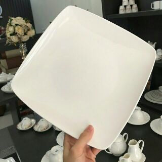 ĐĨA VUÔNG ẢO 25.5CM SỨ XƯƠNG MINH CHÂU