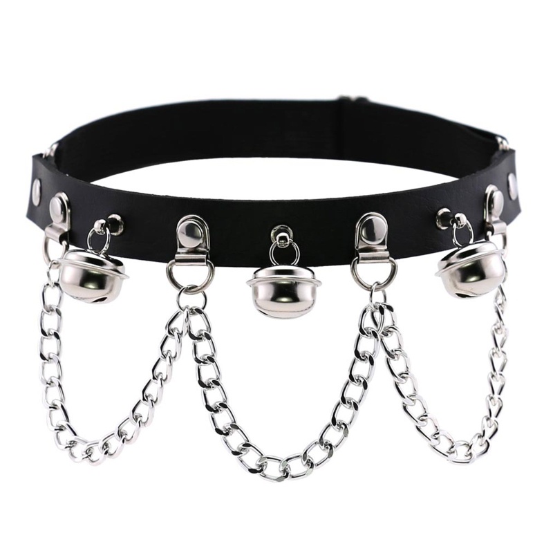 Vòng đeo đùi bằng da PU phong cách Punk cá tính