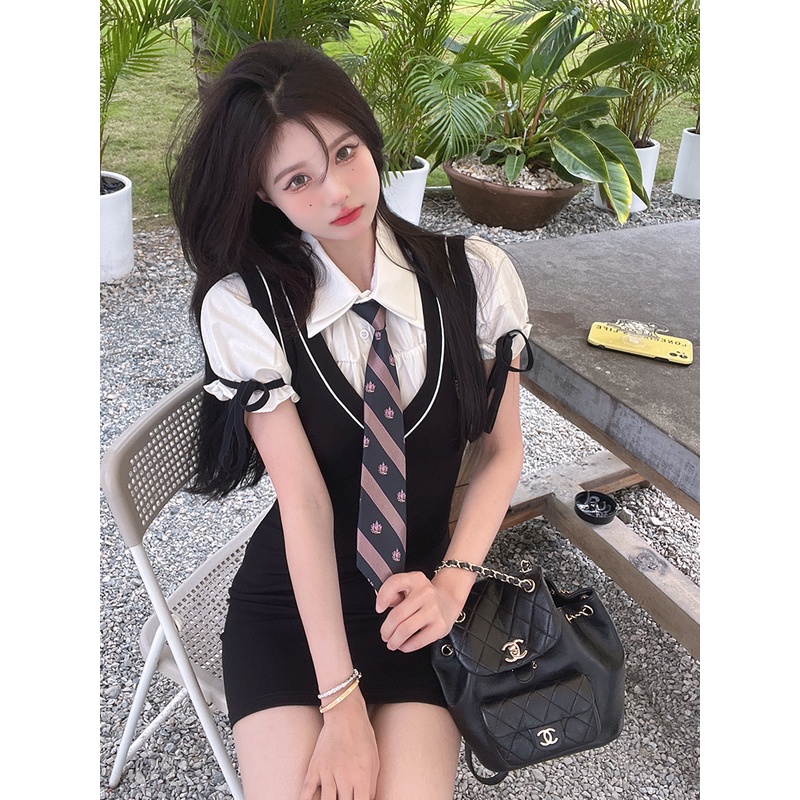 Đầm dệt kim QKOOLE dáng ôm gợi cảm thời trang Hàn Quốc cho nữ