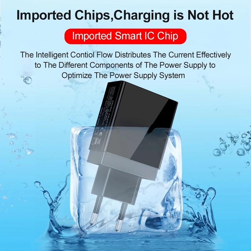 1 bộ sạc nhanh USB 3.0 cho iPhone 12 pro 11 Xiaomi Samsung Huawei / 5V 3A