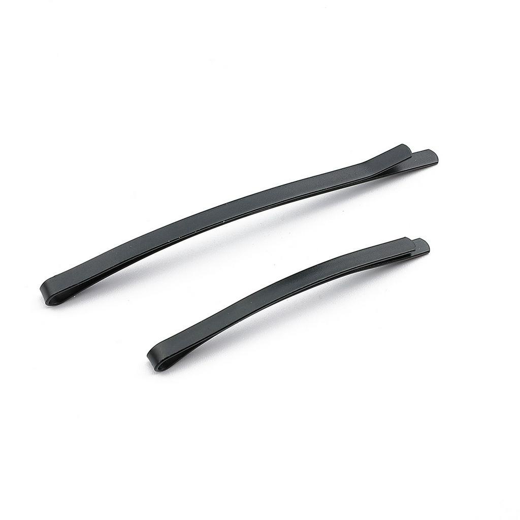 BEADIA 12 Kẹp tóc Beadia màu đen đơn giản thời trang cho nữ