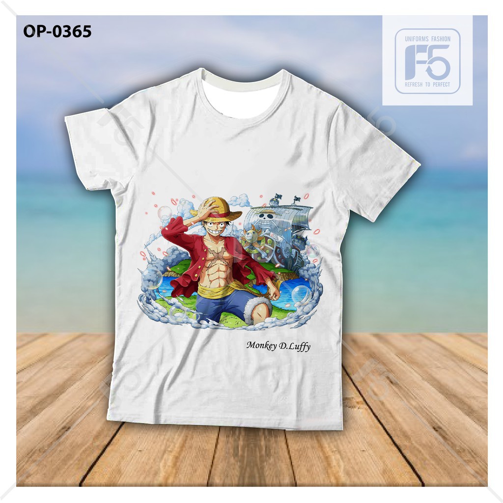 (BÁN CHẠY) Áo Thun Áo Phông OnePiece - Luffy OP365