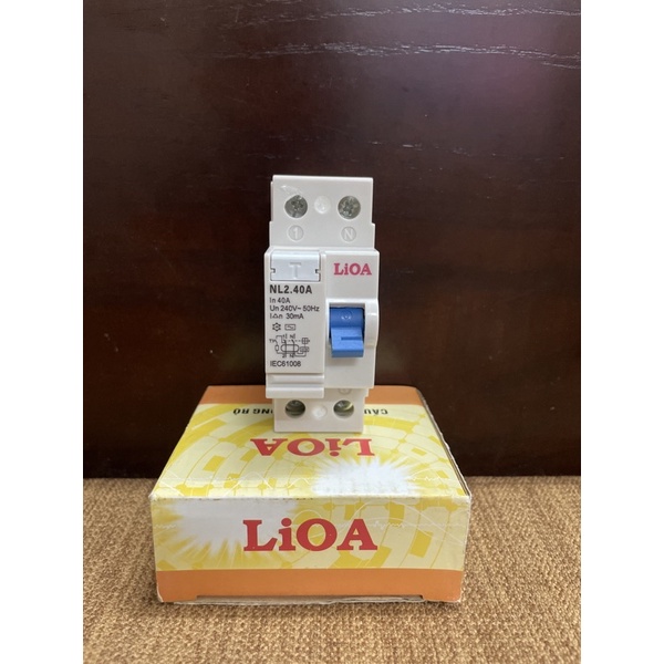 [CHÍNH HÃNG] Aptomat Chống Giật LiOA - Cầu Dao Chống Dòng Dò RCCB 16A 25A 32A 40A