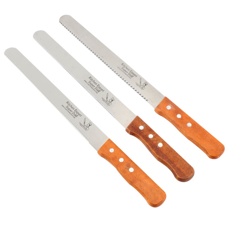 Dụng cụ cắt bánh mì bánh bông lan có răng cưa đủ size