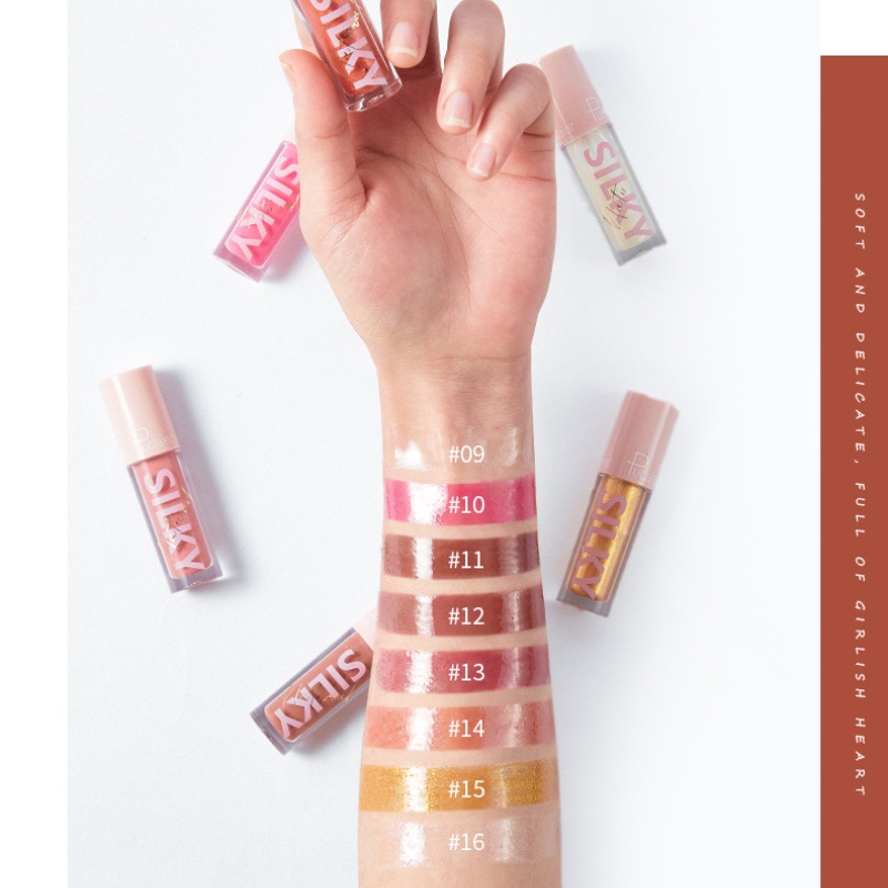 Son Bóng 16 Màu Dưỡng Ẩm Lâu Trôi Pudaier