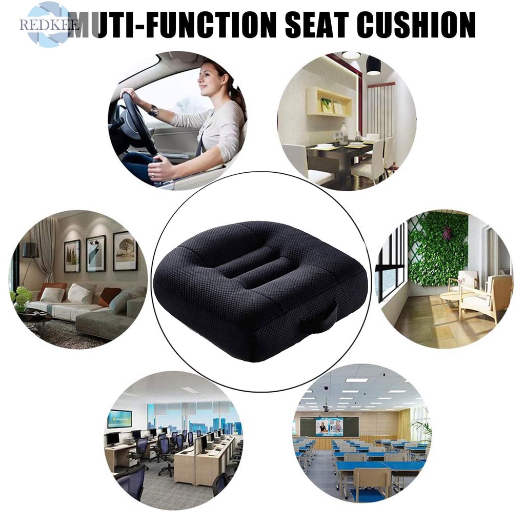 Đệm lót ghế ngồi xe hơi mềm mại chống trượt tăng chiều cao tiện dụng đa năng