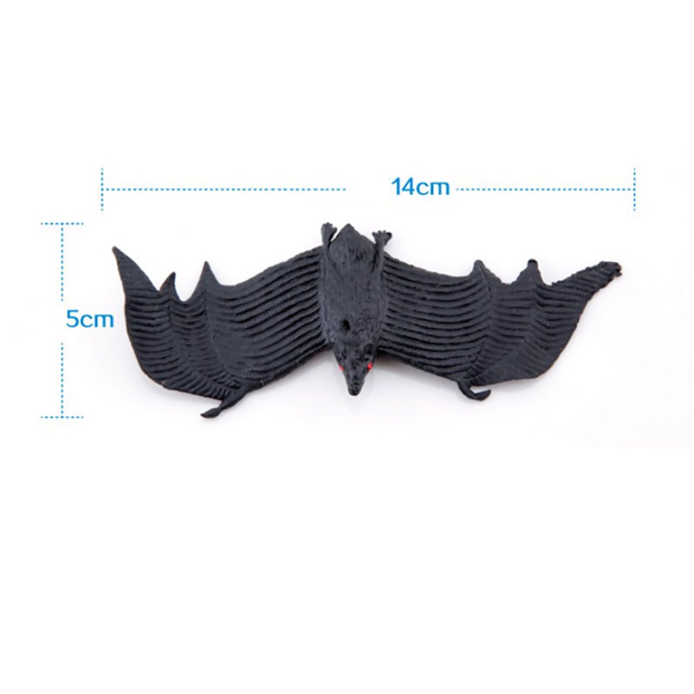 Đồ chơi con dơi treo trang trí bằng cao su dành cho tiệc halloween