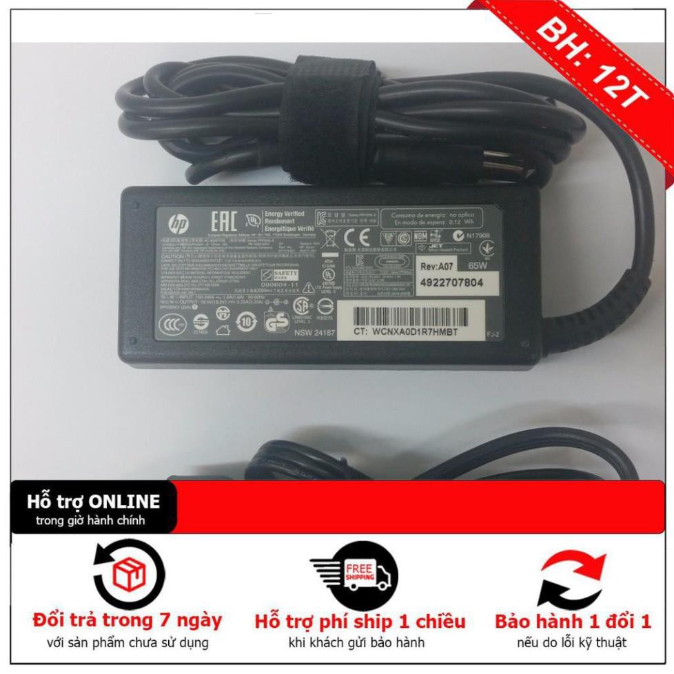 [BH12TH] Sạc HP pavilion DV4 dv4-2140us dv4-2155dx dv4-1028us dv5-1125nr dv5-1132us hàng zin chính hãng