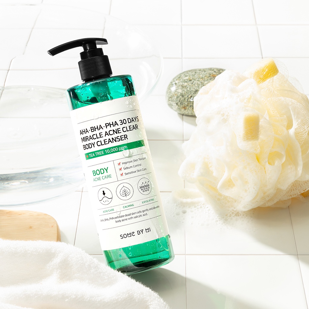 Set sữa rửa mặt và sữa tắm làm sạch sâu Some By Mi Miracle Acne Clear Foam &amp; Body Cleanser