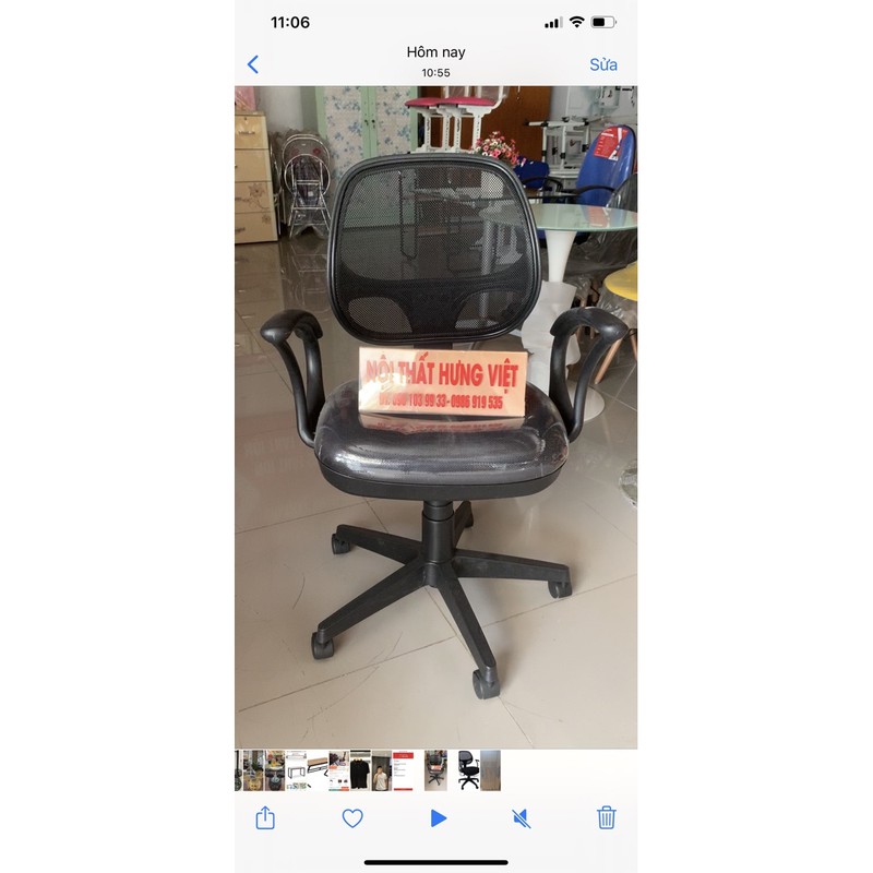 Ghế Xoay Lưng Lưới Hoà Phát GL101B