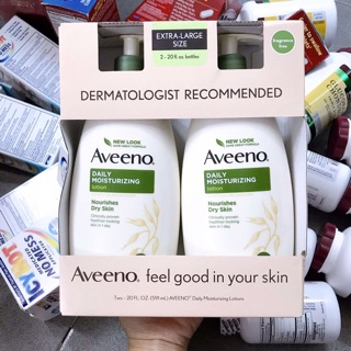 Sữa dưỡng thể Aveeno của Mỹ chai 591 ml