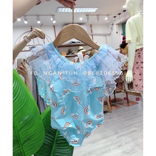 Xả Bikini ren bèo bé gái