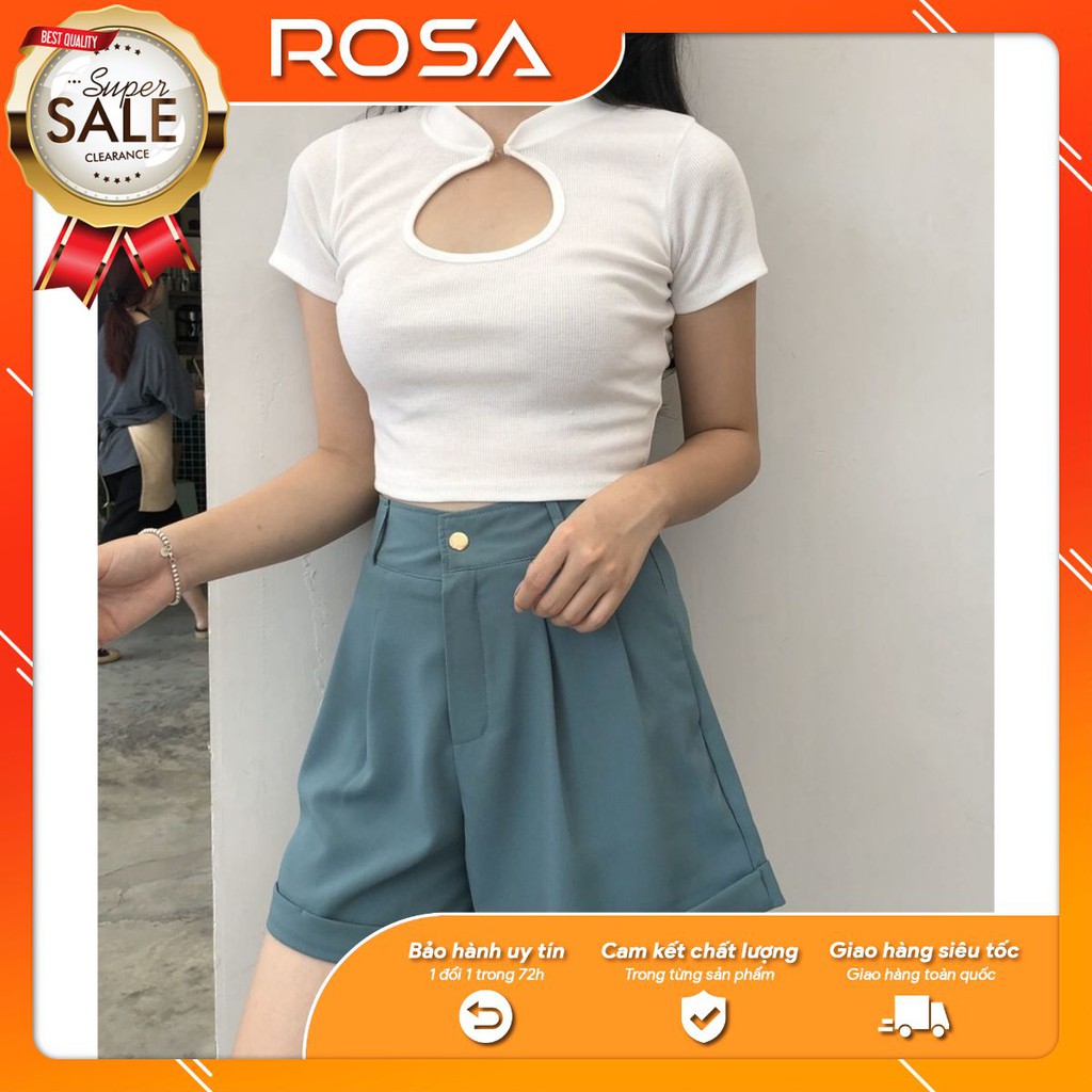  Quần Short Nữ Gập Gấu Siêu Xinh Cá Tính Siêu Hot ROSA | BigBuy360 - bigbuy360.vn