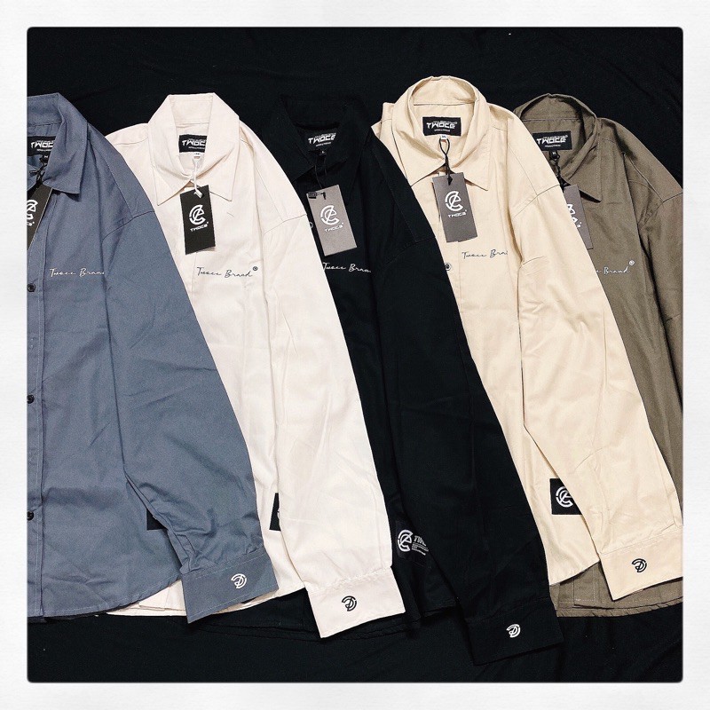 Áo SƠMI TAY DÀI BASIC BY TWOCE BRAND