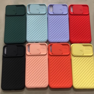 Iphone X/ Xs/ XS Max Ốp lưng dẻo màu trượt bảo vệ camera
