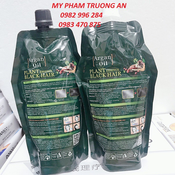 THUỐC NHUỘN ĐEN PHỦ BẠC KHÔNG DÍNH DA ĐẦU