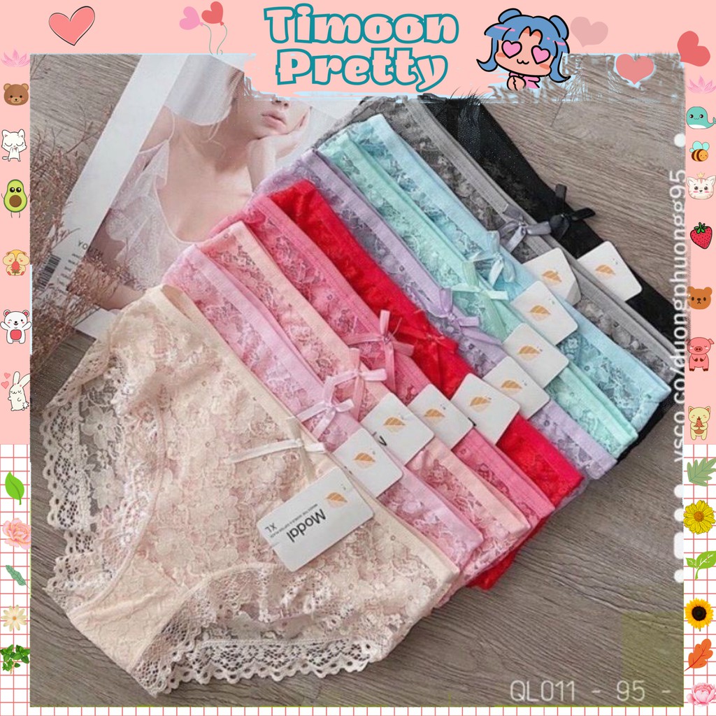 QUẦN LÓT REN HOA ĐÍNH NƠ CAO CẤP Hot
