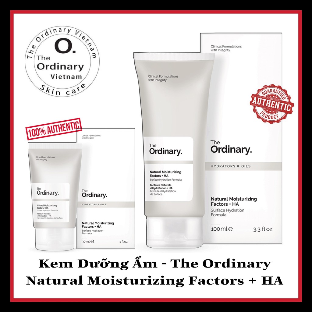Kem Dưỡng Ẩm - The Ordinary Natural Moisturizing Factors + HA