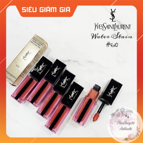 [Chính Hãng]Son Kem YSL Vernis à Lèvres Water Stain - 610 Nude Underwater