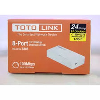Bộ chia mạng 8 cổng Totolink S808 Digiworld/Elite/Anh Ngọc
