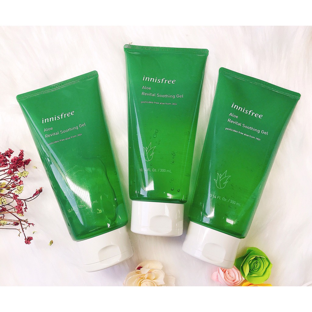 Gel Lô Hội Giữ Ẩm Đa Năng Innisfree Aloe Revital Soothing Gel 300ml