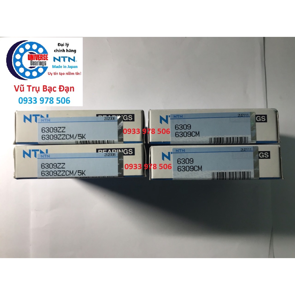 Vòng bi Bạc đạn 6309, 6309zz  chính hãng Nhật NTN Made in Japan sử dụng cho máy công nghiệp tua cao