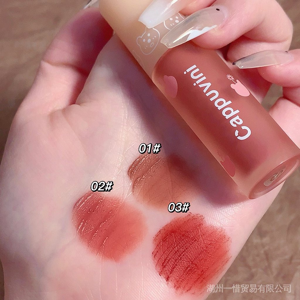 Son Môi Cappuvini Màu Hồng Lì Lâu Trôi Không Thấm Nước