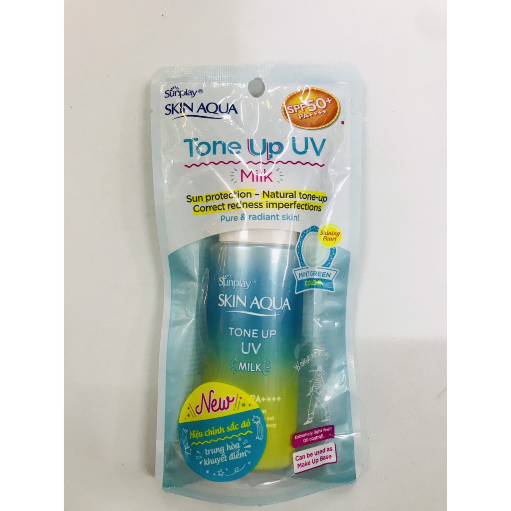 Sữa chống nắng hiệu chỉnh sắc da - Sunplay Skin Aqua Tone Up UV Milk Lavender / Green