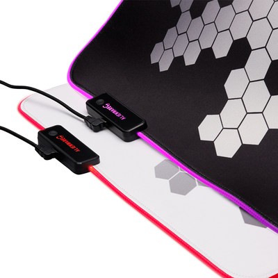 Người ngoài hành tinh Alienware vải vải trò chơi cạnh tranh chống trượt chuột Pad RGB ảo ảnh diện tích lớn vải Pad