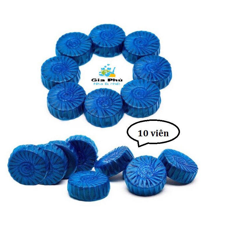 Combo 10 viên thả bồn cầu toilet diệt khuẩn