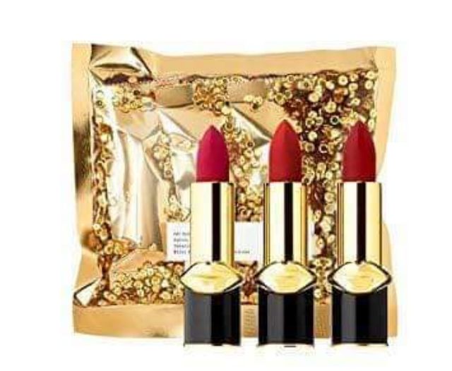 (CÓ SẴN - TÁCH SET) Set son mini Pat mcgrath đỏ