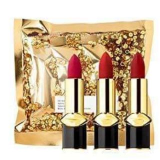 (THANH LÝ - TÁCH SET) Set son mini Pat mcgrath đỏ