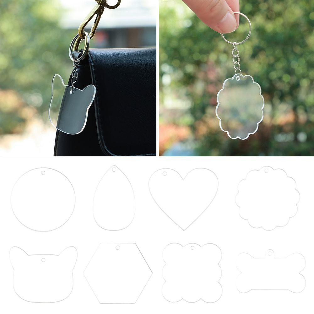 Móc Chìa Khóa Bằng Acrylic Trong Suốt Độc Đáo