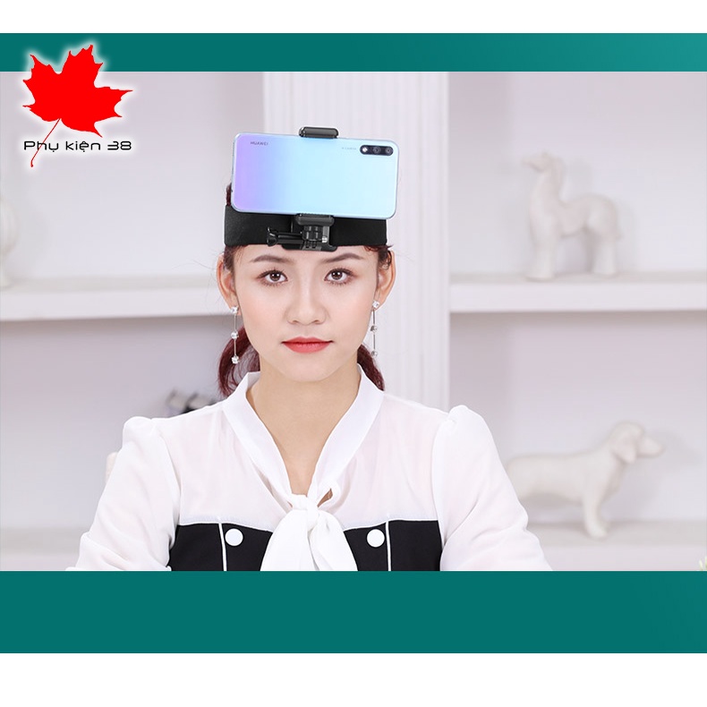 Dây đai đeo điện thoại trên đầu dùng điện thoại như 1 camera hành trình