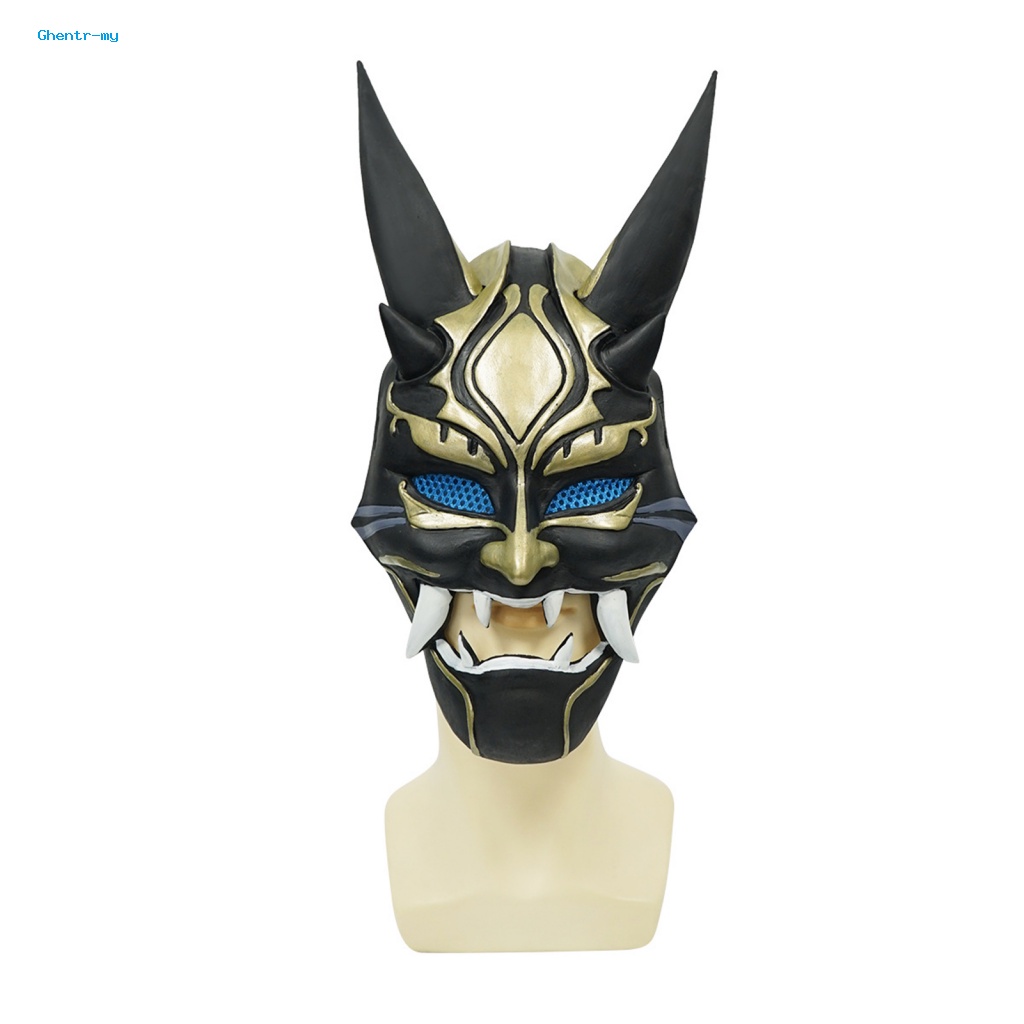 Mặt Nạ Masque Genshin Yaksa Latex Trang Trí Tiệc