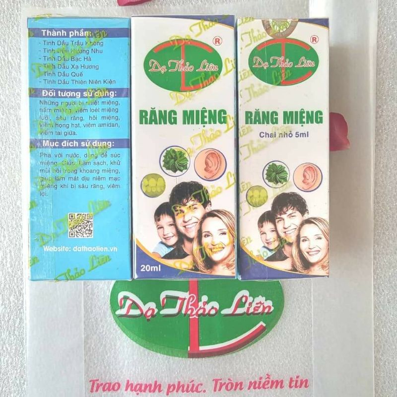 Tinh dầu răng miệng Dạ Thảo Liên 20ml